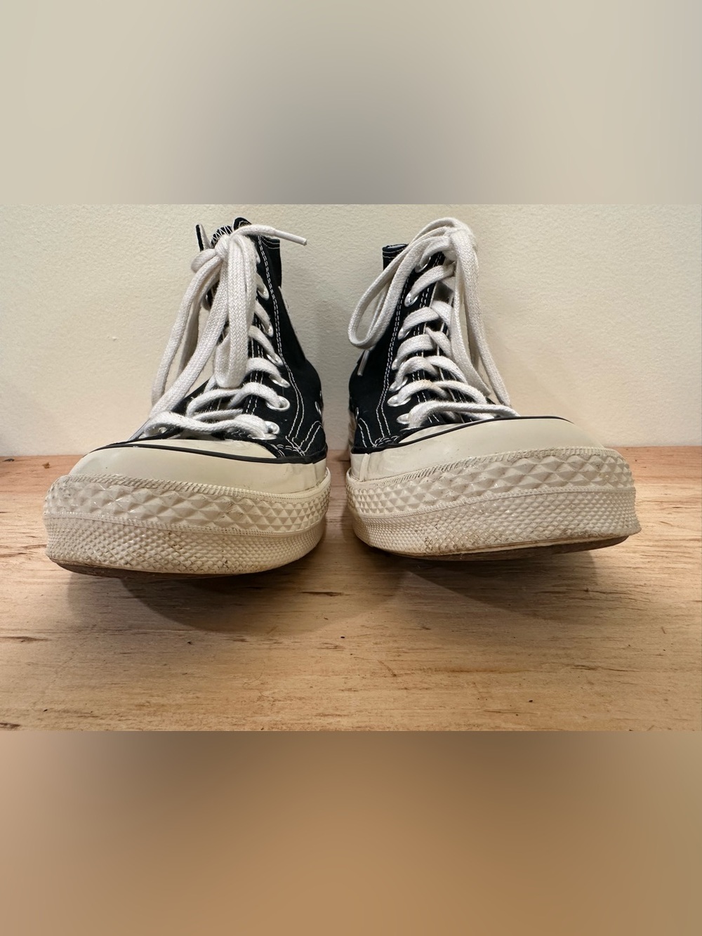 Converse Chuck 70 Black Lace Up Unisex Hightop Sneakers Mens 7 Ladies 9 - Picture 3 of 11